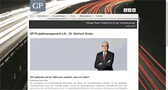 Desktop Screenshot of gp-projektmanagement.de