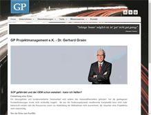 Tablet Screenshot of gp-projektmanagement.de